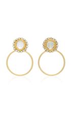 Amrapali Kundan 18k Gold And Diamond Hoop Earrings