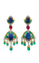David Webb One-of-a-kind Couture Earrings