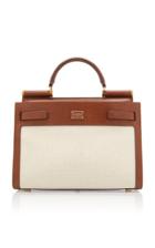 Dolce & Gabbana Sicily Canvas And Leather Tote Bag