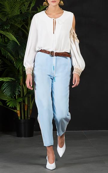 Zayan The Label Mazey Asymmetrical Top