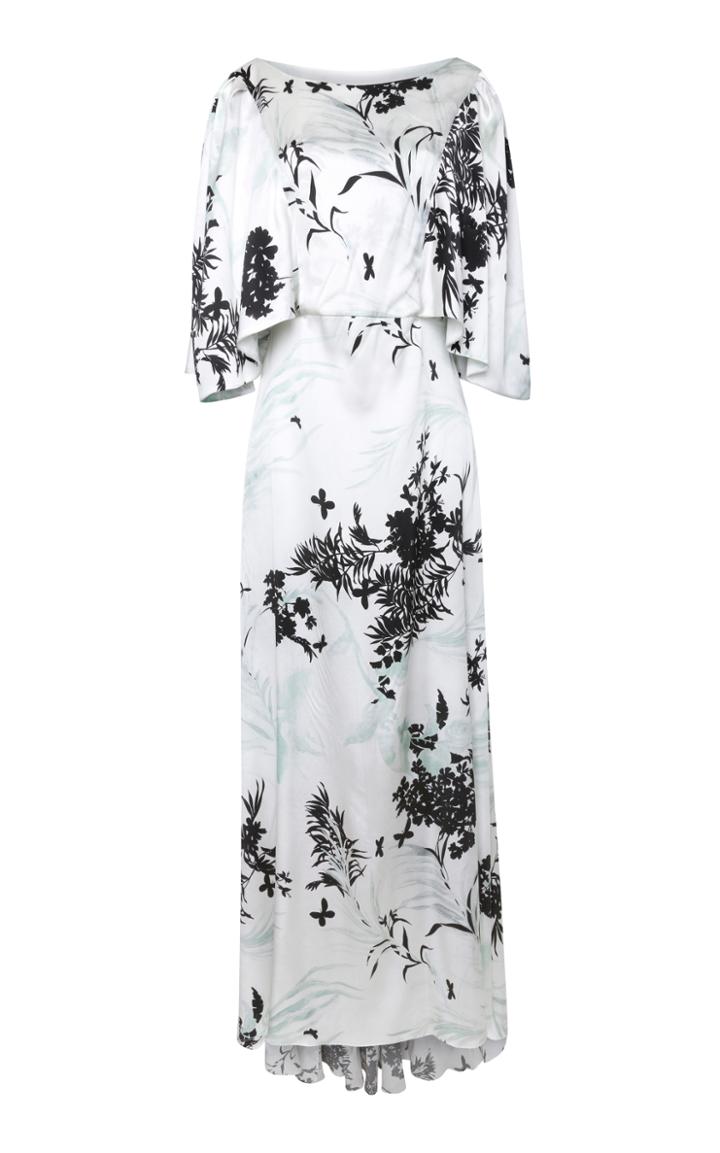 Adriana Iglesias Clarisse Silk Maxi Dress