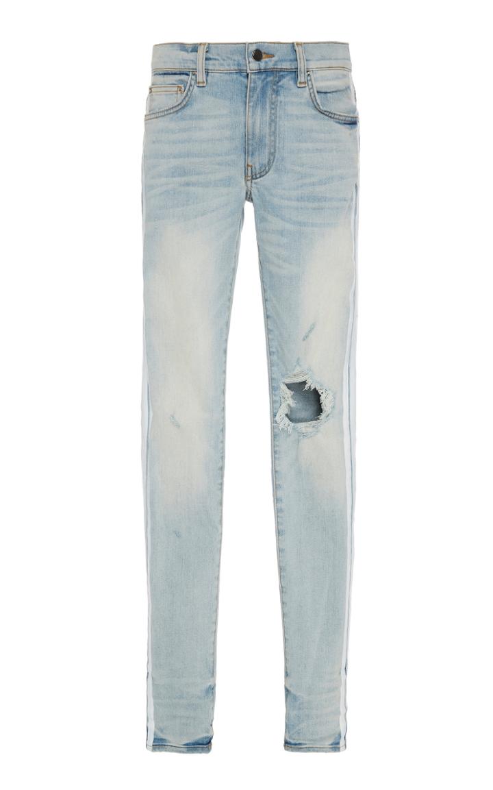 Amiri Broken Mid-rise Skinny Jeans