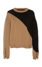 Noon By Noor Tribeca Color Blocked Cashmere Sweater