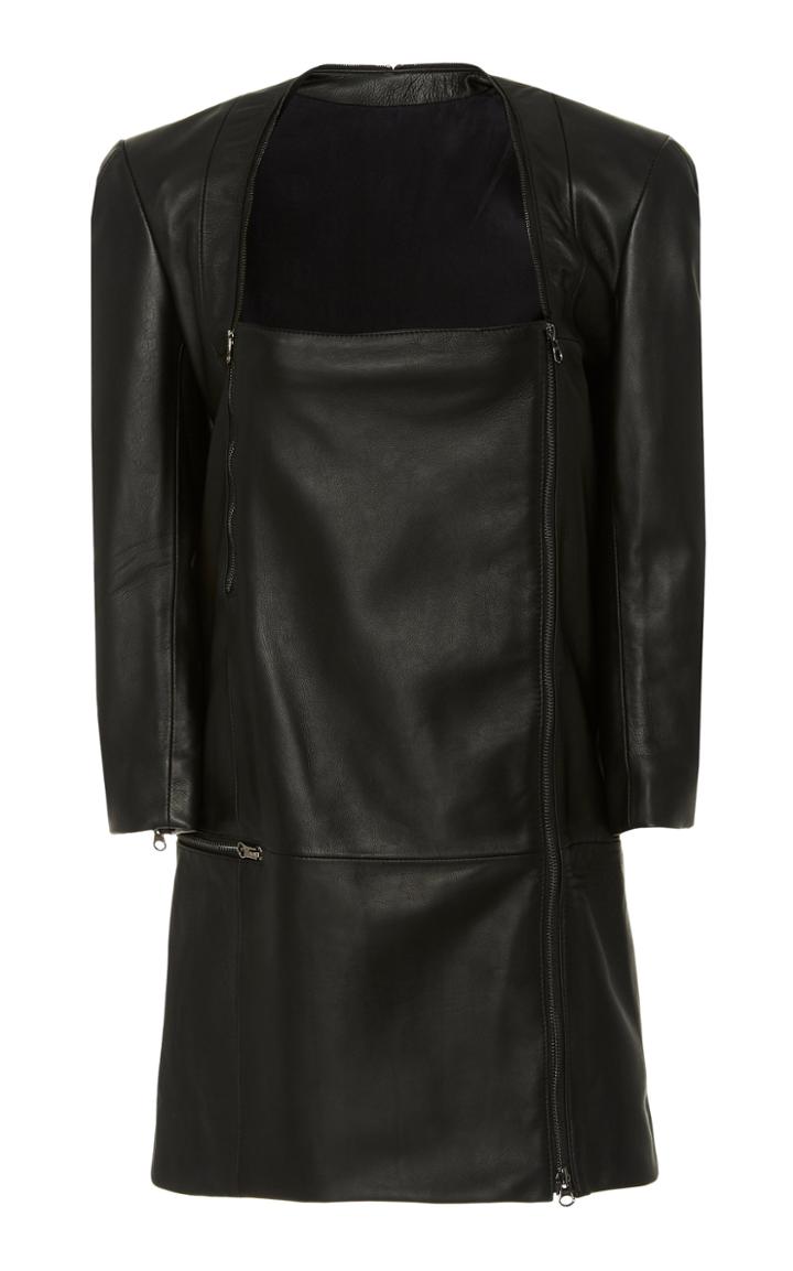 Tre By Natalie Ratabesi Leather Dress