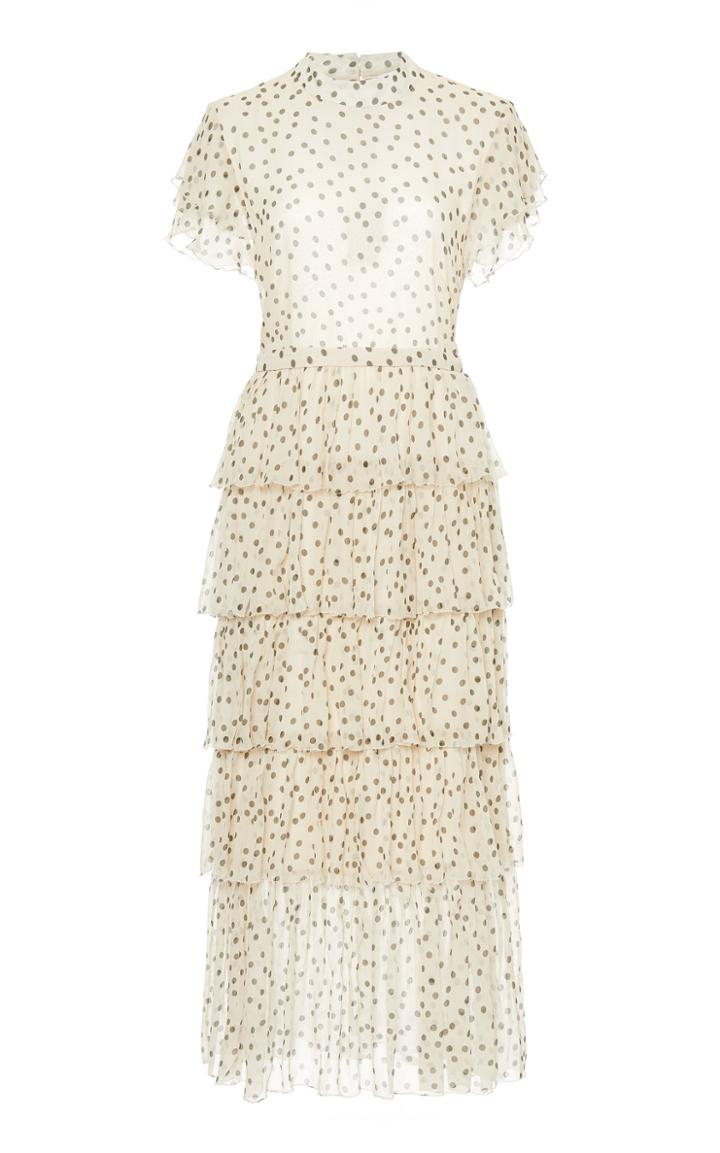 Moda Operandi Sir The Label Isabella Silk Tiered Gown Size: 0