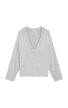 Leset Lori V-neck Oversized Stretch-knit Top