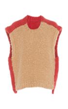 Tuinch Cashmere Two Tone Vest Sweater