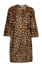 Rosetta Getty Cropped Sleeve Knee Length Coat