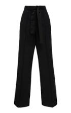Cyclas Belted Wool And Silk-blend Pants