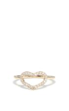 Jordan Askill Diamond Pav Heart Ring