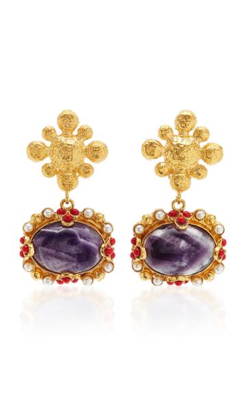 Christie Nicolaides Tesoro Amethyst Earrings