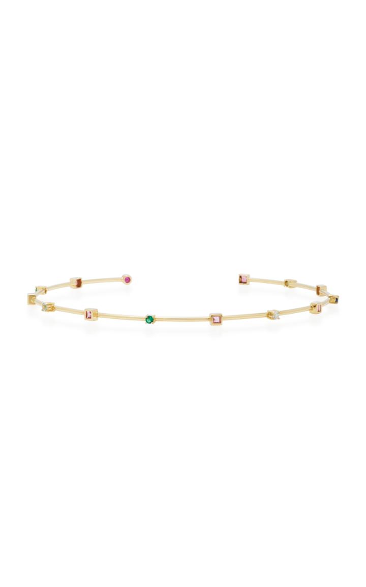 Carolina Neves X Julls 18k Gold Multi-stone Colors Choker