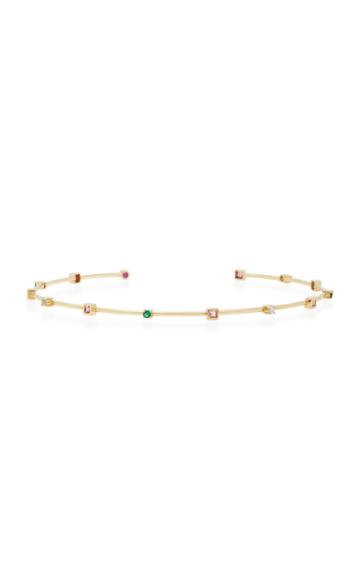 Carolina Neves X Julls 18k Gold Multi-stone Colors Choker