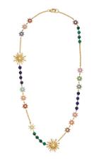 Colette Jewelry Portia 18k Gold Enamel And Diamond Necklace