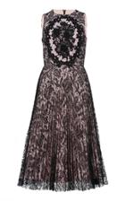 Andrew Gn Lace Embroidered Midi Dress