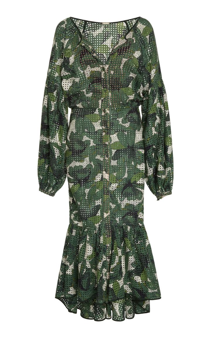 Johanna Ortiz Flor Del Maguey Eyelet Dress