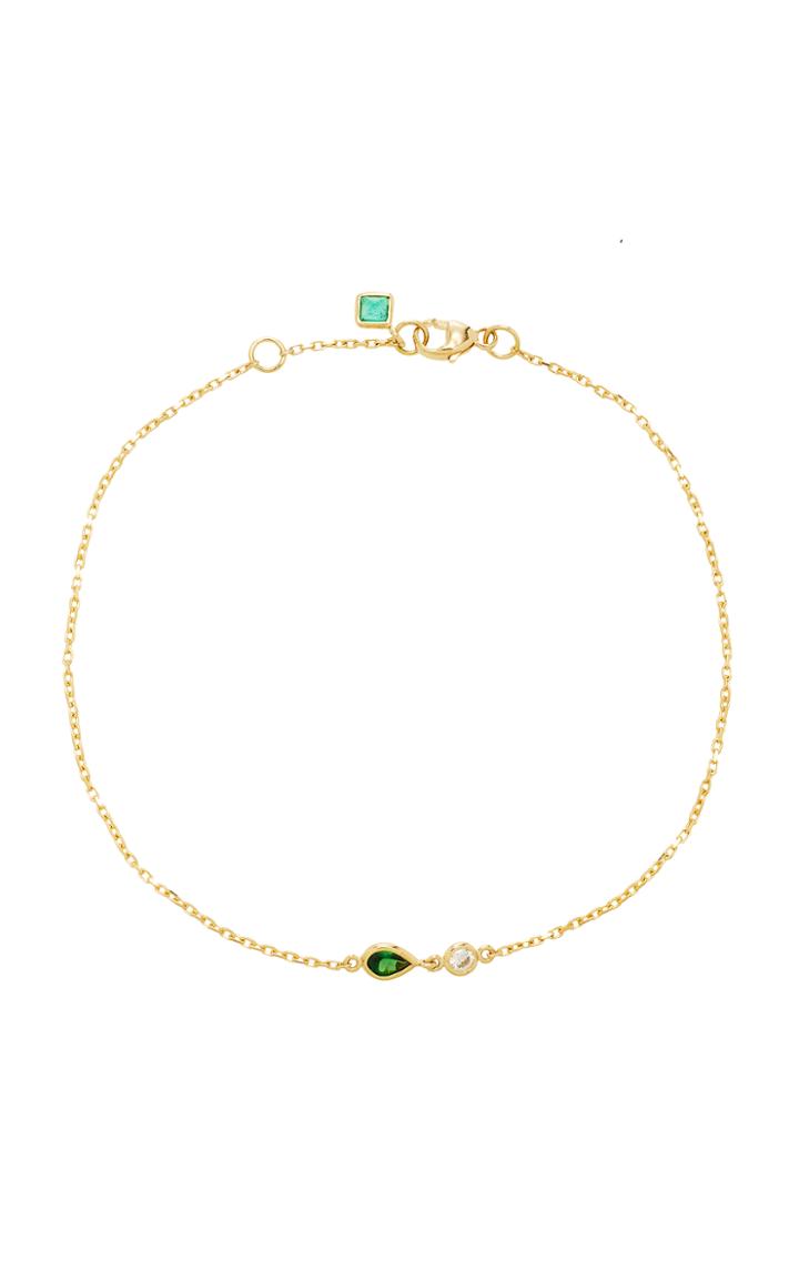 Yi Collection 18k Gold Tsavorite And Diamond Bracelet