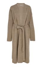Agnona Cashmere Mouline Cardigan With Side Openings