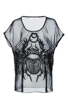Naeem Khan Sequin Embellished Top