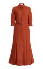 Moda Operandi Gabriela Hearst Jeanne Belted Wool Midi Dress