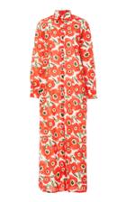 Moda Operandi Eywasouls Malibu Christina Floral-print Cotton Shirt Dress Size: Xs/s