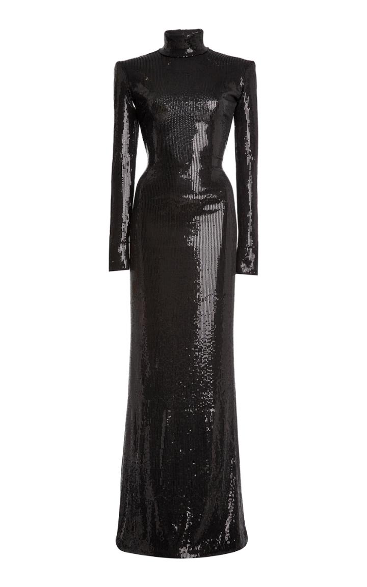 Moda Operandi David Koma Sequined-jerse Gown