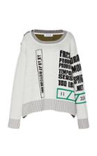Moda Operandi Monse Jacquard-knit Cotton Sweater Size: Xs
