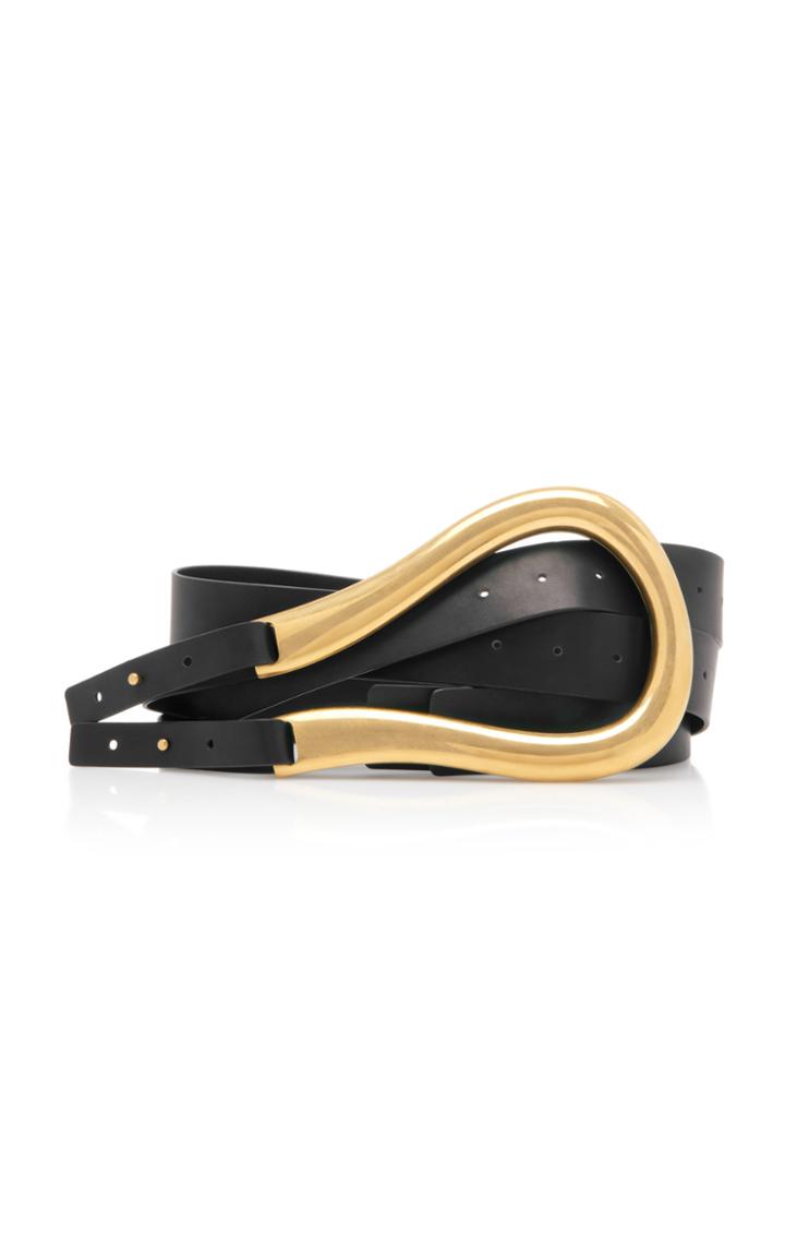 Bottega Veneta French Large Leather Belt