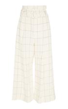 Sea Hadley Grid Linen Palazzo Pant