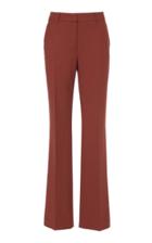 Agnona Tailoring Stretch Wool Straight Pant