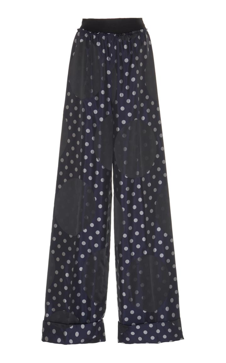 Maison Margiela Polka Dot Wide Leg Trouser