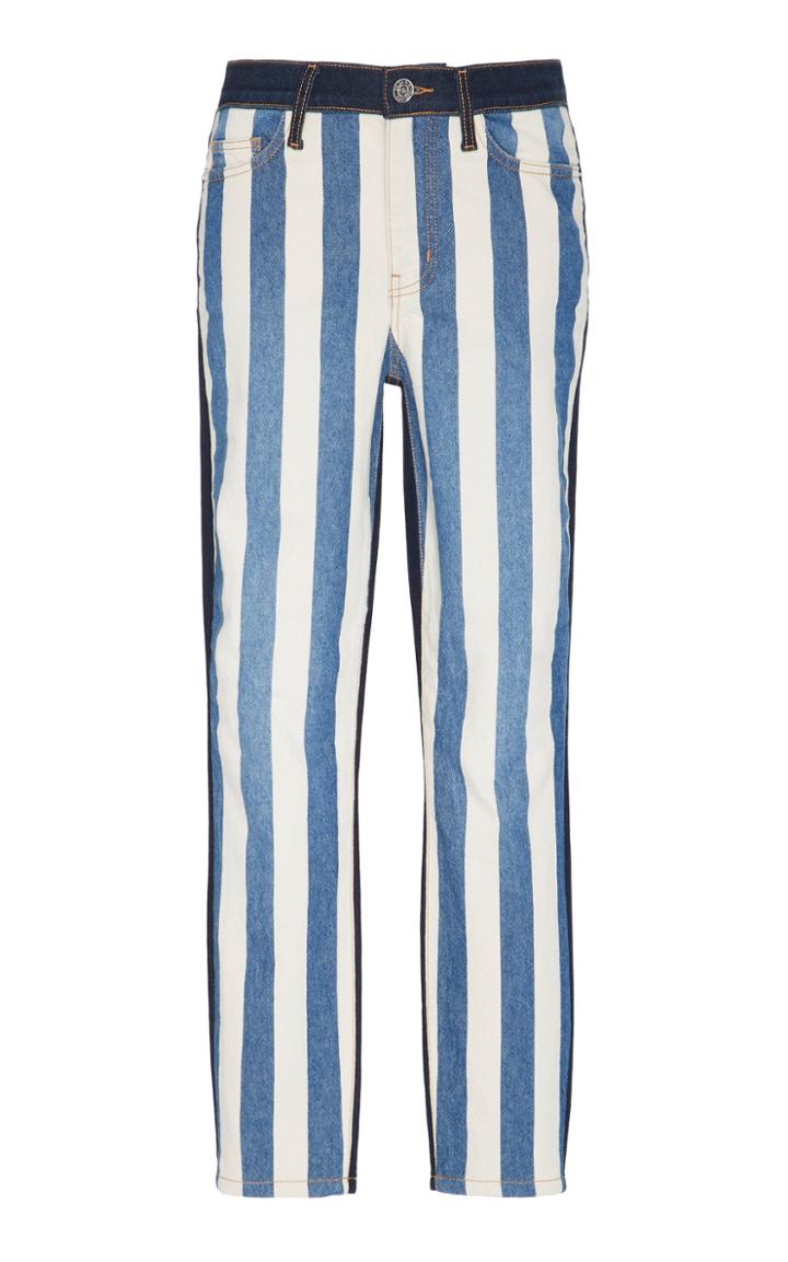 Current/elliott High Waist Stiletto Two-faced Skinny Jeans