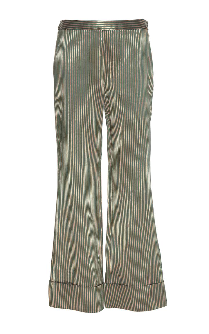 Zeus + Dione Rhodia Metallic Striped Trouser