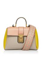 Bottega Veneta Multicolor Piazza Leather Top Handle Bag