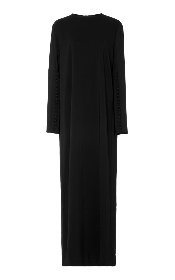 Bouguessa Buttoned Sleeves Minimal Dress