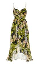 Moda Operandi Temperley London Harmony Printed Georgette Ruffled Midi Dress Size: 6