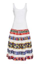 Stella Jean Lace-trimmed Stretch-cotton Dress