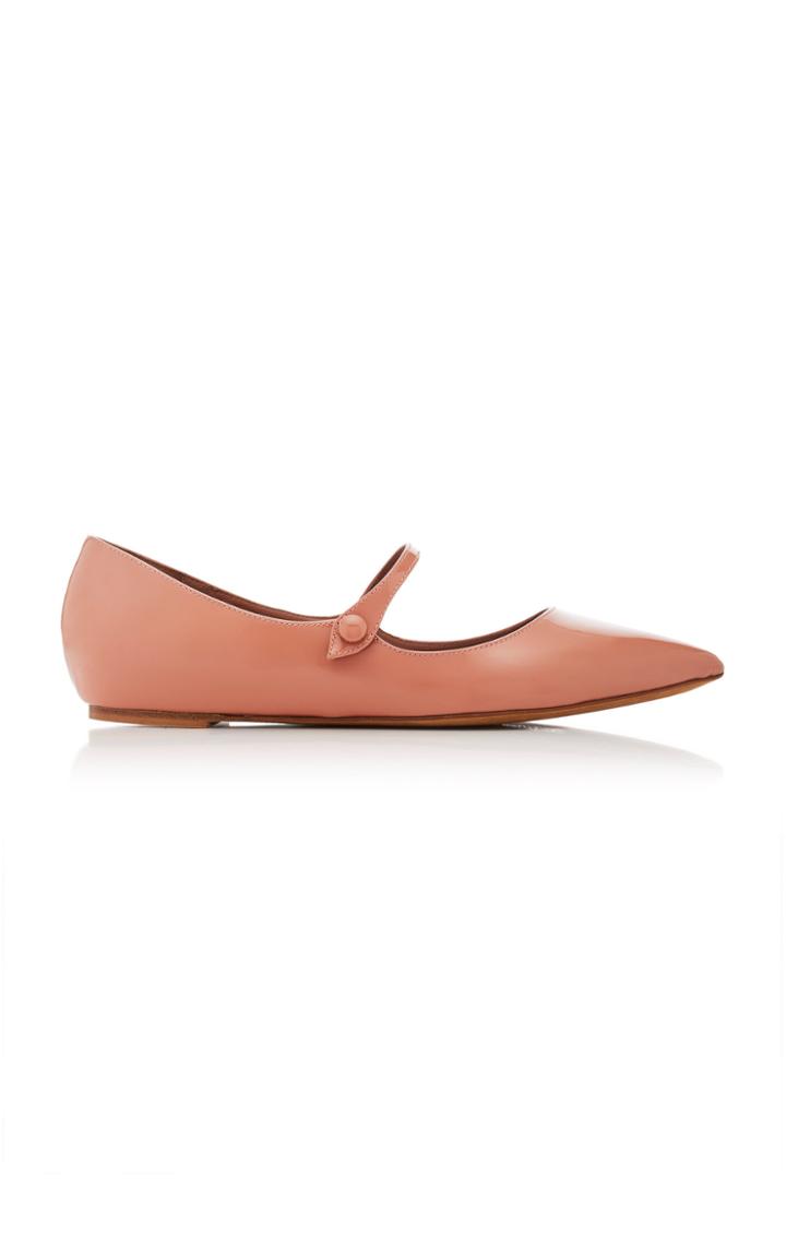 Tabitha Simmons Hermione Patent Leather Flats Size: 35