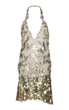 Roberto Cavalli Sequin Embellished Halter Dress