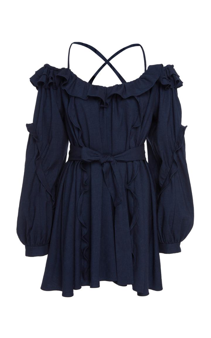 Marissa Webb Lucien Linen Tunic Dress