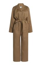 Low Classic Belted Wool Utility Jumpsuit