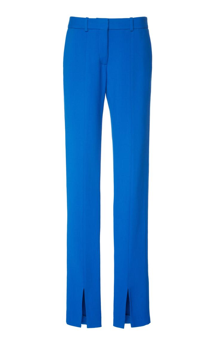 Victoria Beckham Front Slit Crepe Skinny Pant