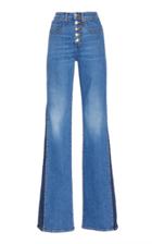 Veronica Beard Kiley Stretch High-rise Wide-leg Jeans