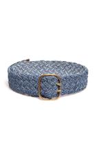 Philosophy Di Lorenzo Serafini Woven Cotton-chambray Belt