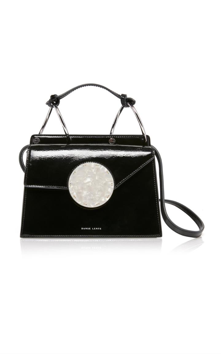 Danse Lente Phoebe Bis Patent Leather Shoulder Bag