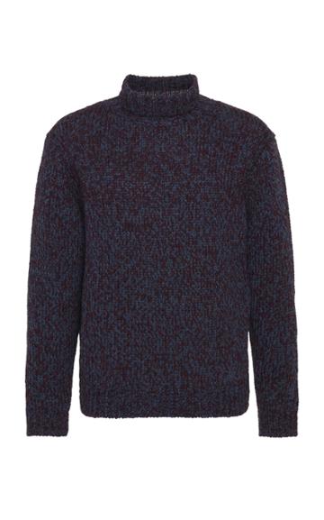 Camoshita Mlange-knit Turtleneck Sweater Size: S