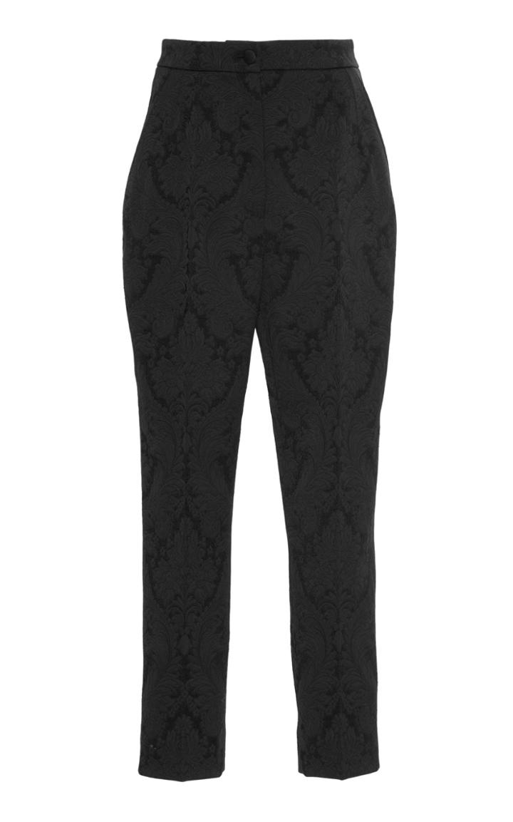 Dolce & Gabbana Brocade Jacquard High-rise Pants