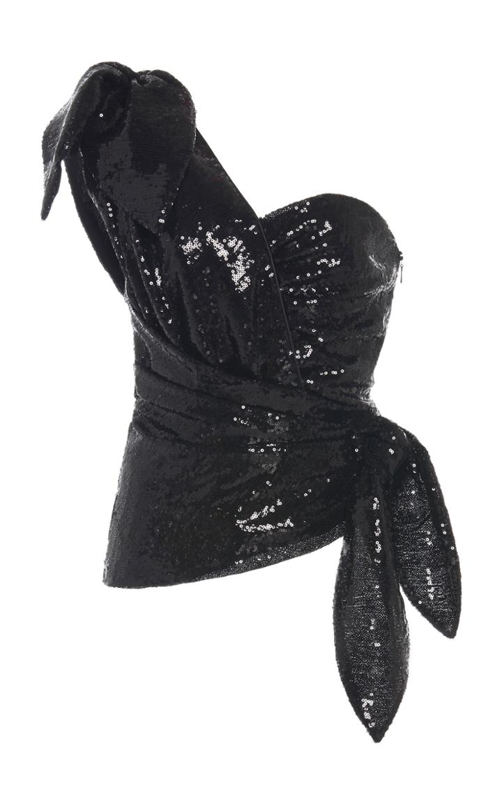 Moda Operandi Dundas One-shoulder Sequined Top Size: 36