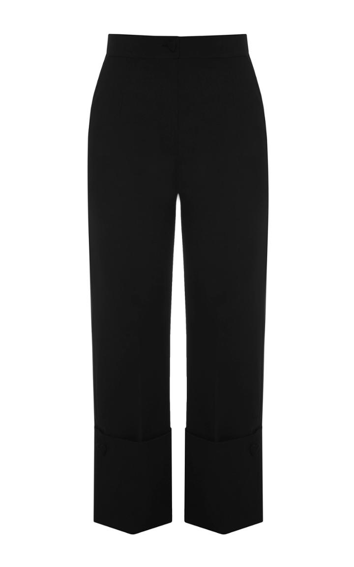 George Keburia Tailored Wool Straight-leg Pants