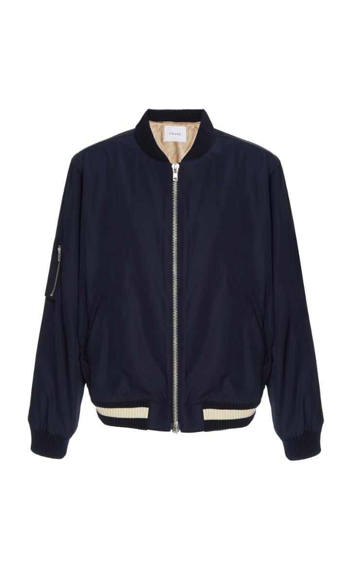 Frame Denim Shell Bomber Jacket